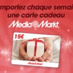 Concours carte cadeau Mediamarkt jeux concours online