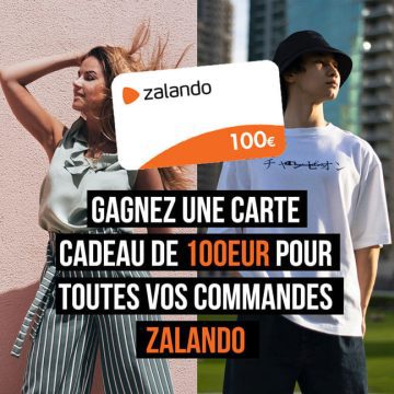 Remportez un bon d’achat de 100€ chez Zalando